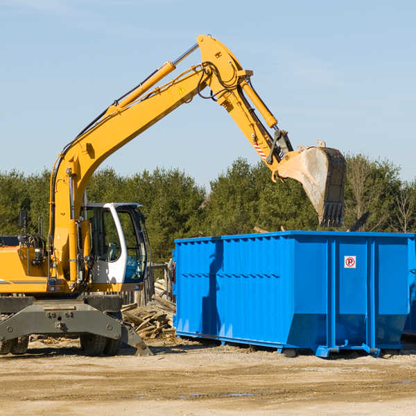 what are the rental fees for a residential dumpster in Minden City